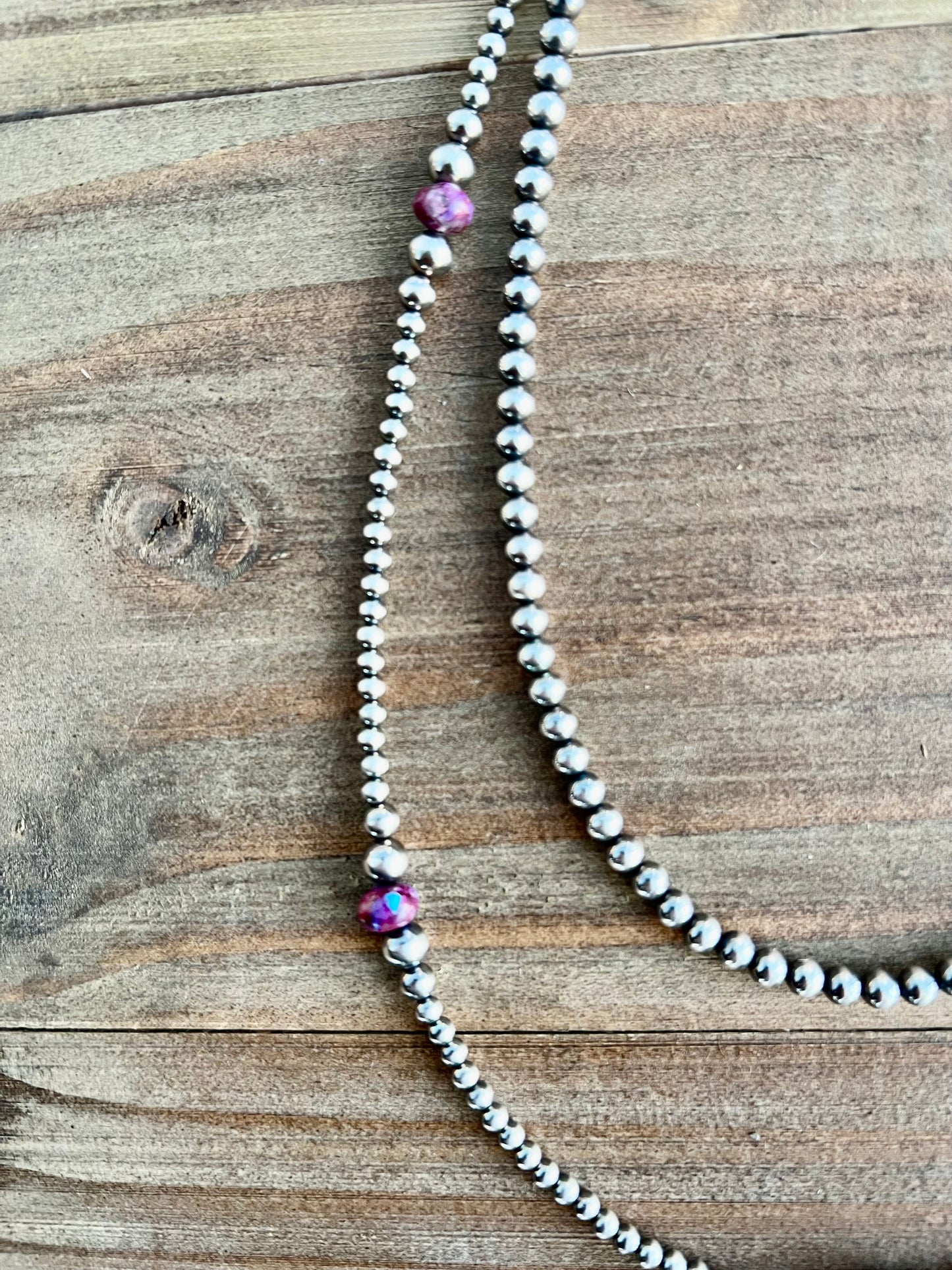 18" Purple Mohave Graduated Necklace