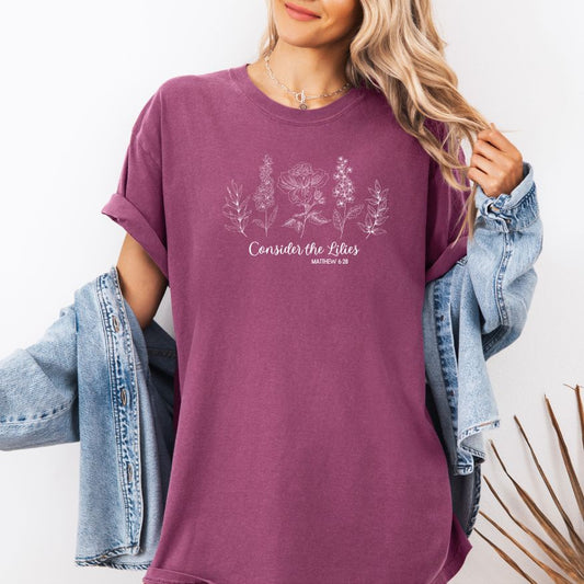 Consider the Lilies T-shirt