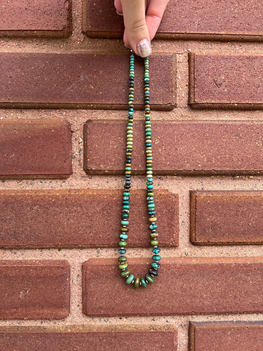 The TENNEY • Sterling Silver Beaded Necklace • Western Necklace for Women