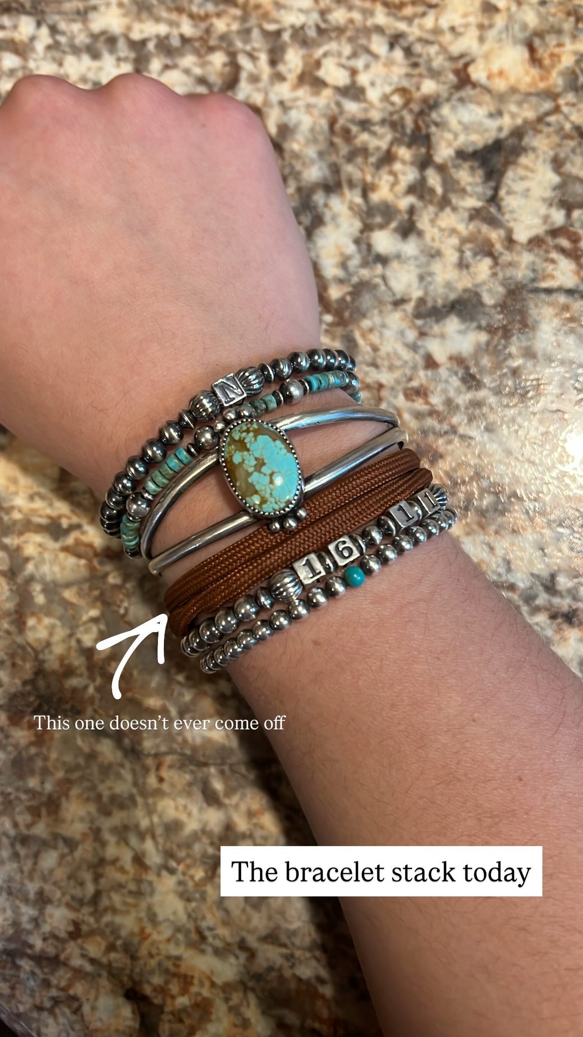Custom Letter/Number bracelet