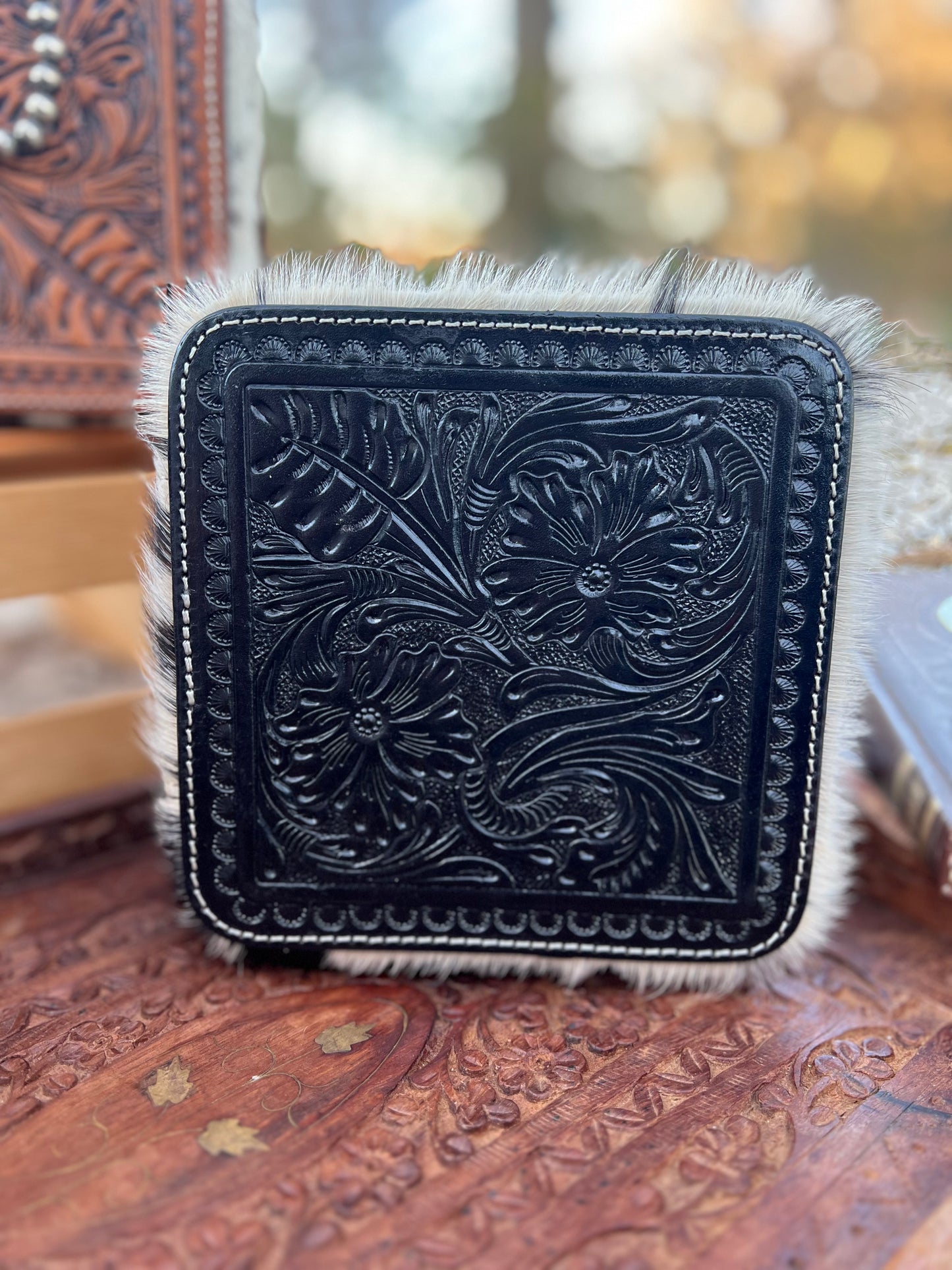 Cowhide Leather Jewelry Case