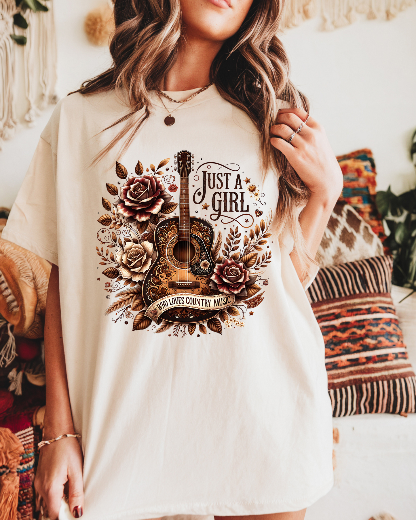 Just a Girl Who Loves Country Music T-shirt