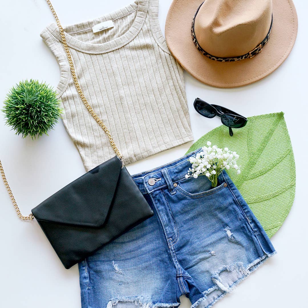 Ribbed tank top